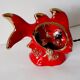 vintage Vallauris fish lamp