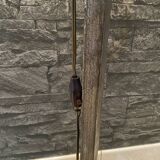 Brutalist tripod floor lamp in wrought iron