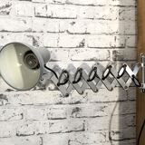 Grey scissor wall lamp, 1980s