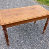 Old oak table or desk 2 drawers