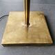 Solid brass plant-shaped floor lamp