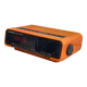 Orange space age gold star rk-306 alarm radio clock