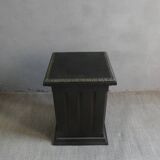 Napoleon III saddle column, blackened wood and bronze, 19th century