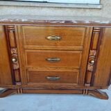 Dressing table with mirror