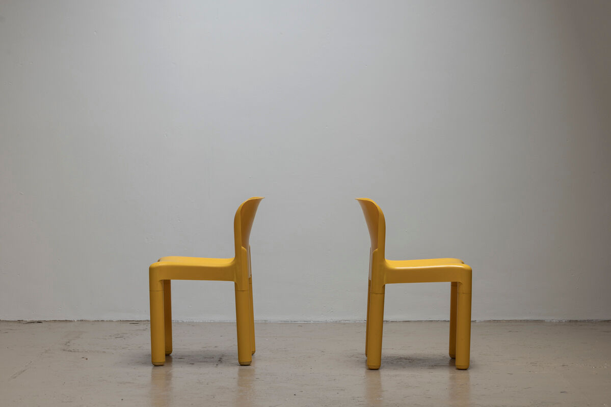 Chairs model 4875 by Carlo Bartoli for Kartell, 1970s, set of 10
