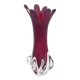 Vase Fratelli Toso Chambord Sommerso Rubis 25cm 954g Murano