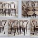 4 bistro chairs n°14 Horgen-Glarus early twentieth century