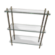 3-tray glass trays