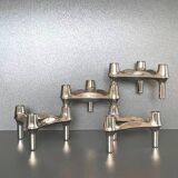 4 modular Nagel candlesticks. Vintage 70s