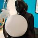 Vintage ceramic lamp 1980