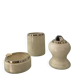 Vintage smoker's set in onyx from the 1970s.