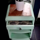 Revamped art deco bedside table