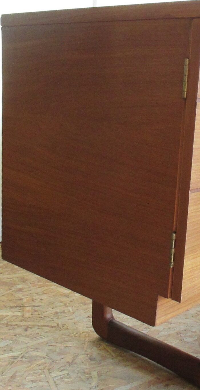 Sideboard Uniflex Internationnal light wooden 60s