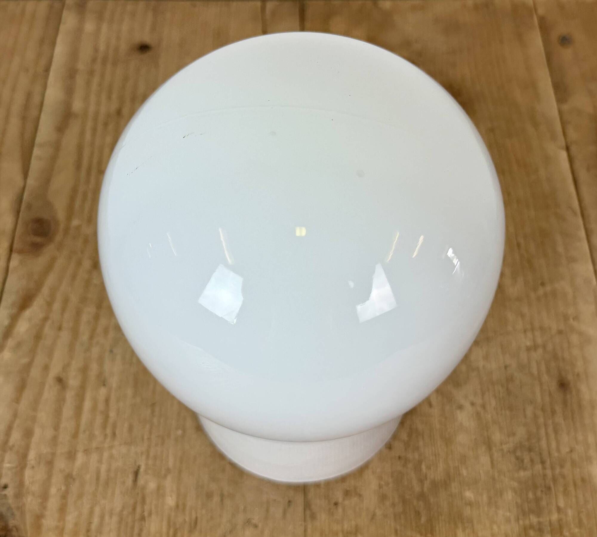 Vintage White Porcelain Ceiling Light, 1970s