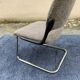 Paire de fauteuils chauffeuses Eurosit tweed gris 1970