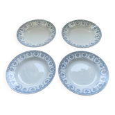 assiettes creuses anciennes modèle Santiago – Saint-Amand & Hamage