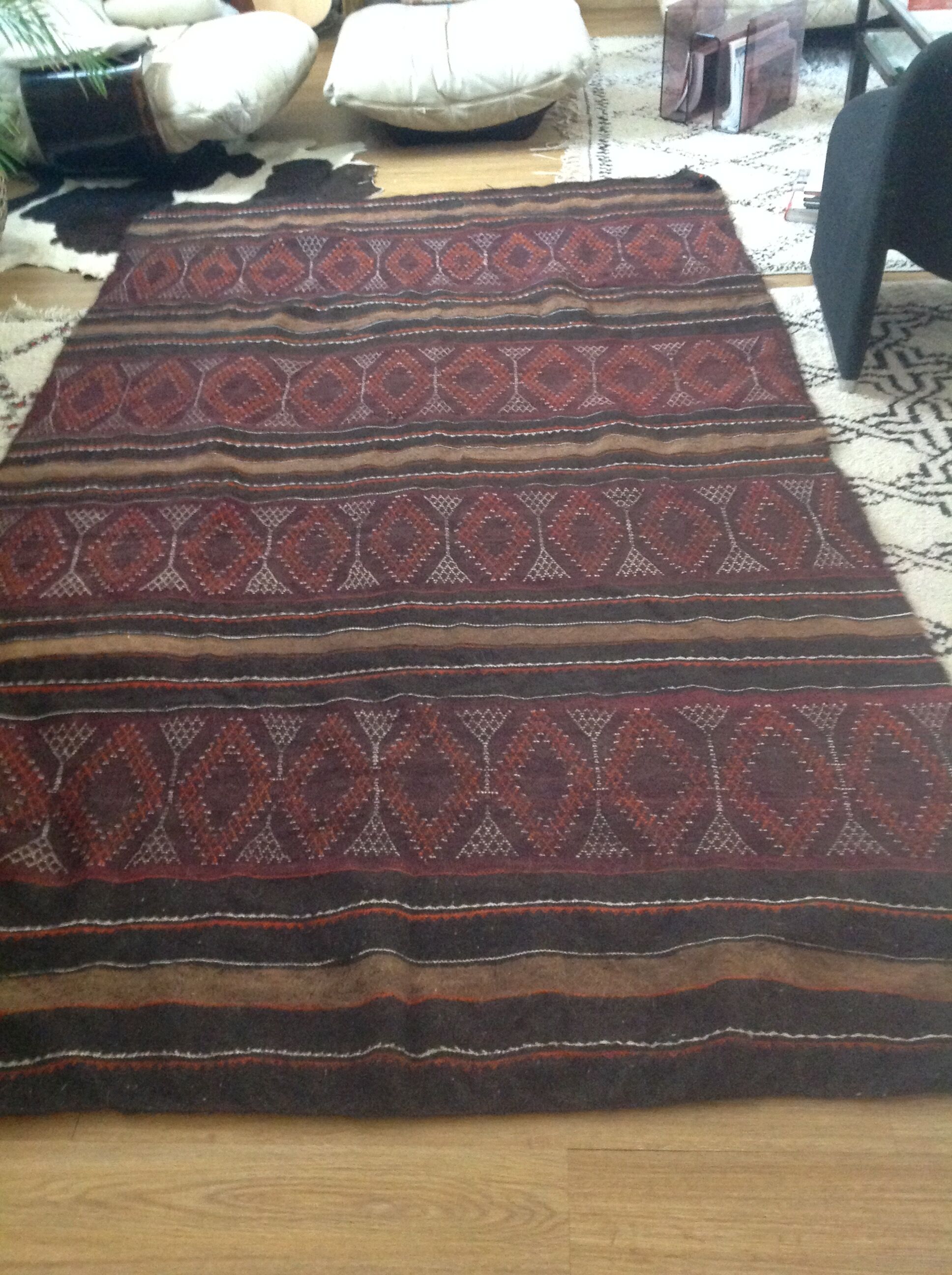 Berber carpet in goat hair 270x165cm