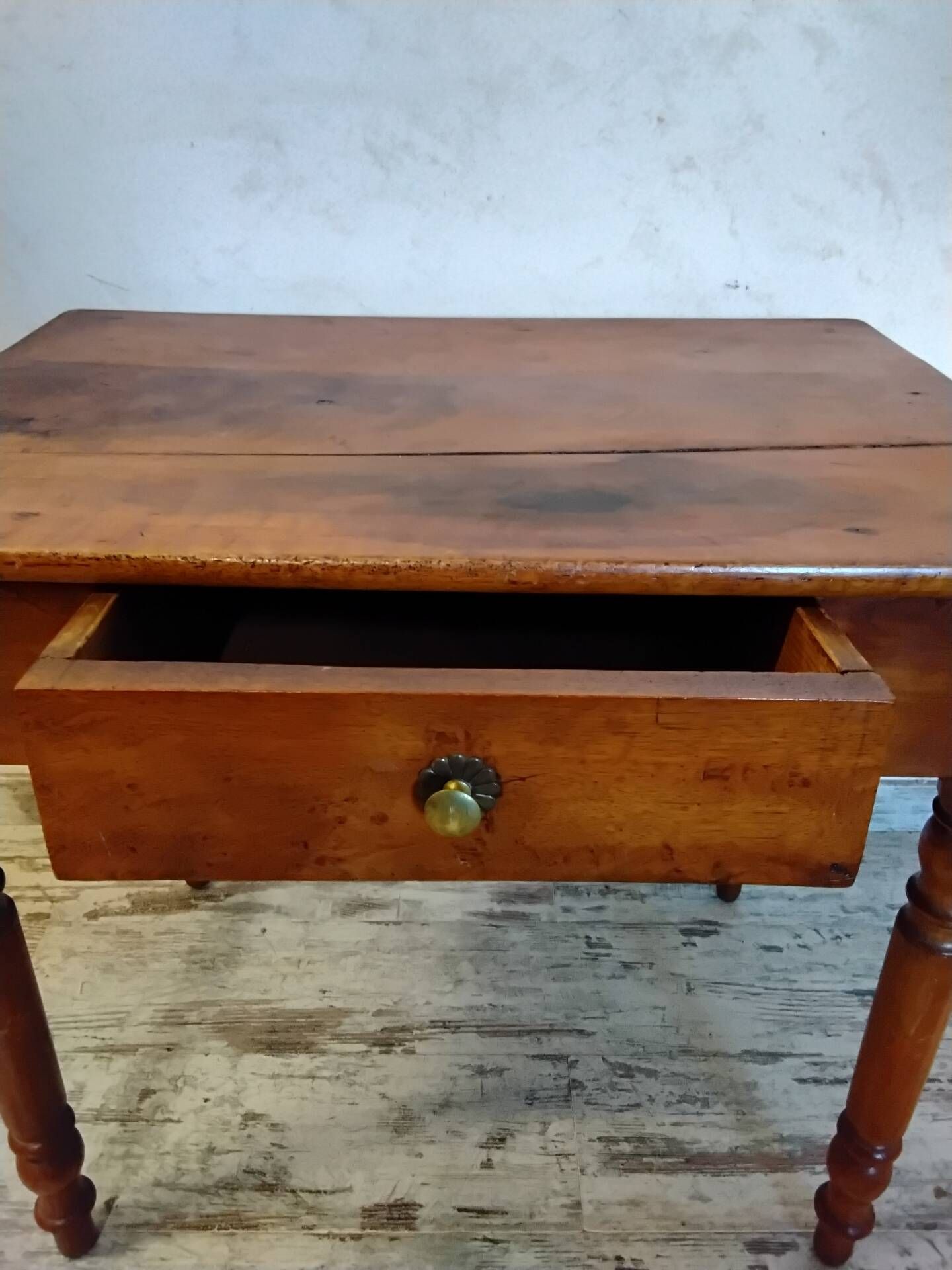 Old wooden table