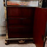 Straight Boulle marquetry support unit