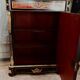 Straight Boulle marquetry support unit