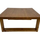 Vintage coffee table pinewood minimalist 1960s
