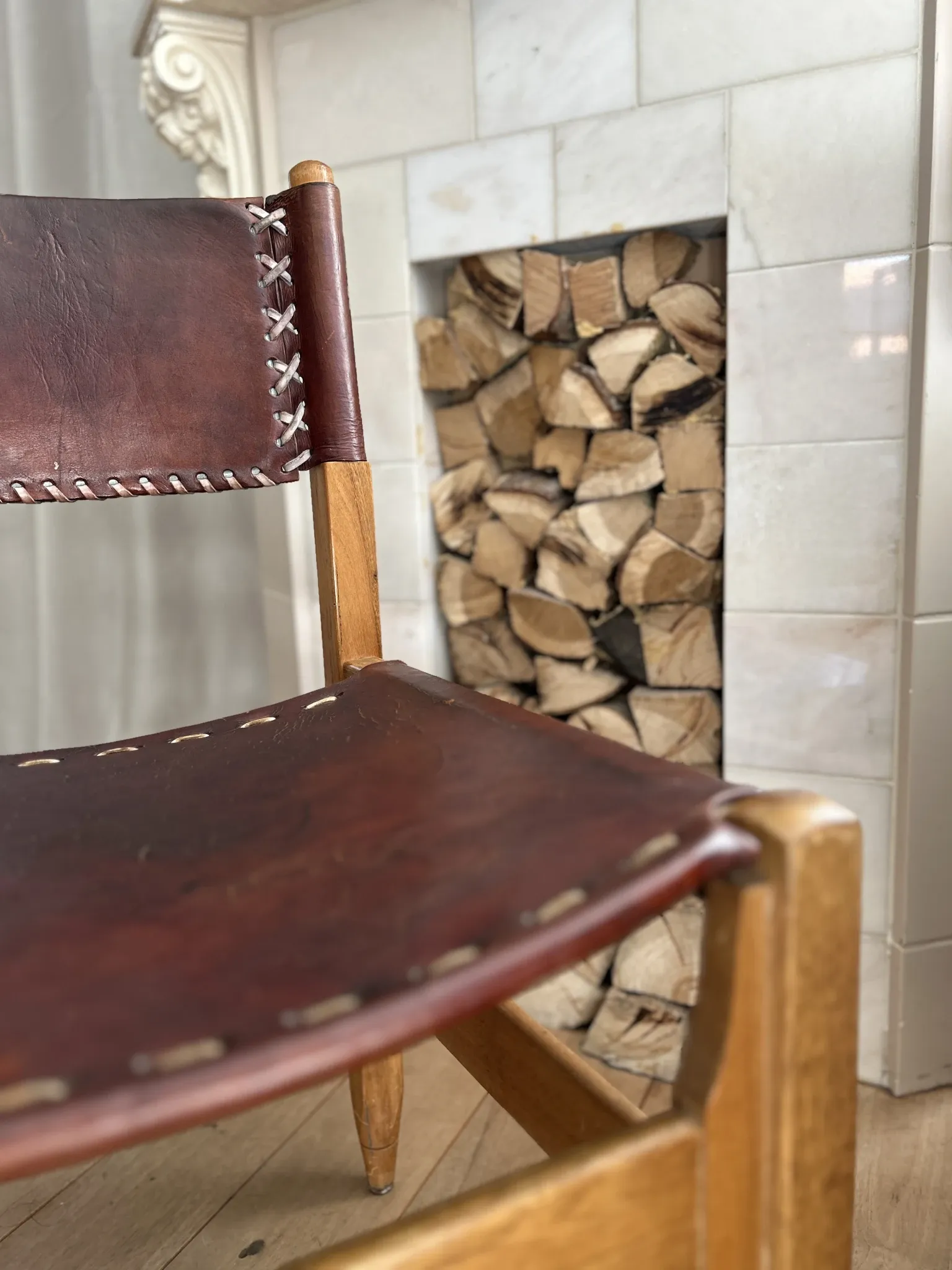Vintage brutalist chair