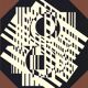 Victor vasarely, g-linn, 1951. original silkscreen print signed and numbered