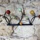 Wall coat rack 50s, colored balls