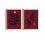 duo of contemporary collages inspired by Matisse signed eawy