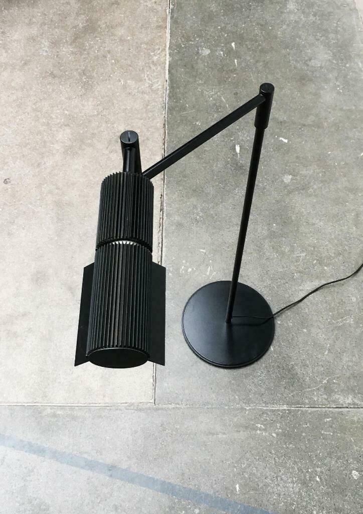 Haloprofile floor lamp from the vintage space age by V. Frauenknecht for Swisslamps International, 1970s.