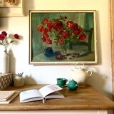 Old oil on wood dating from 1960