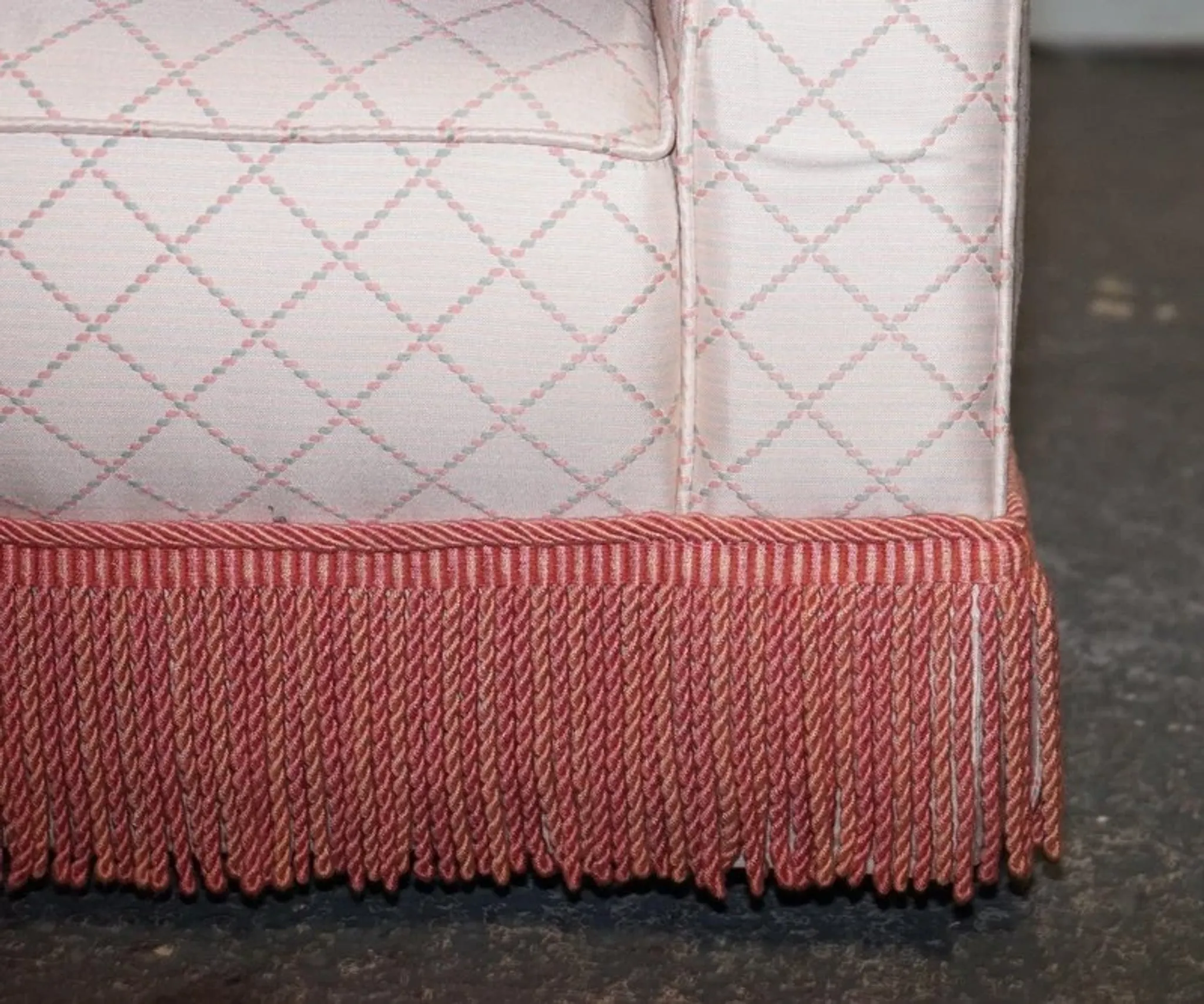 Country House Armchair and Ottoman Set, England