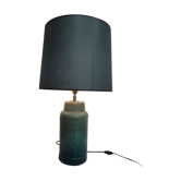 Beautiful ceramic lamp varnished art nouveau style