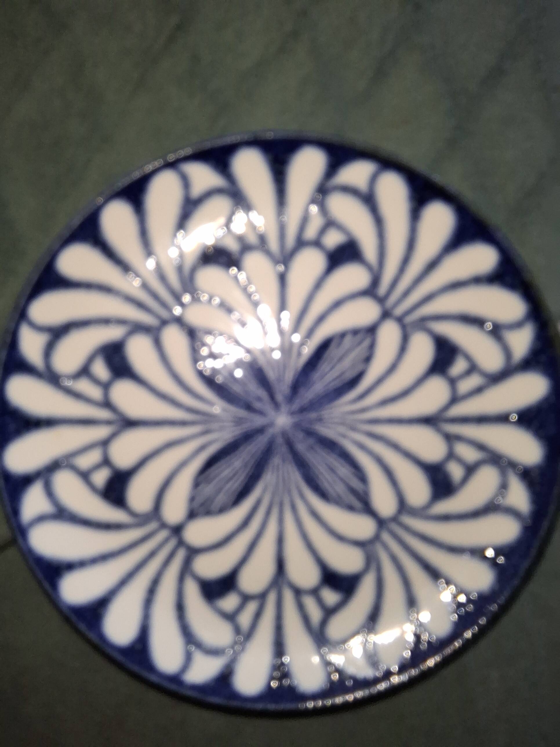 Assiette a dessert vintage