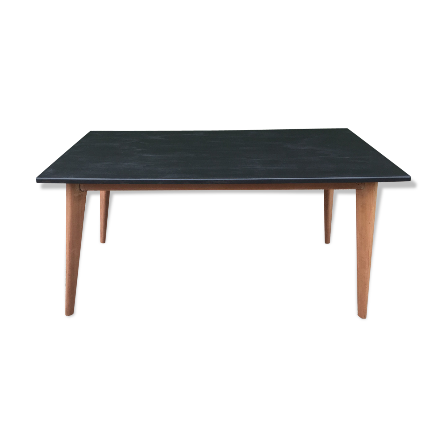 Table de salle à manger à pieds compas
