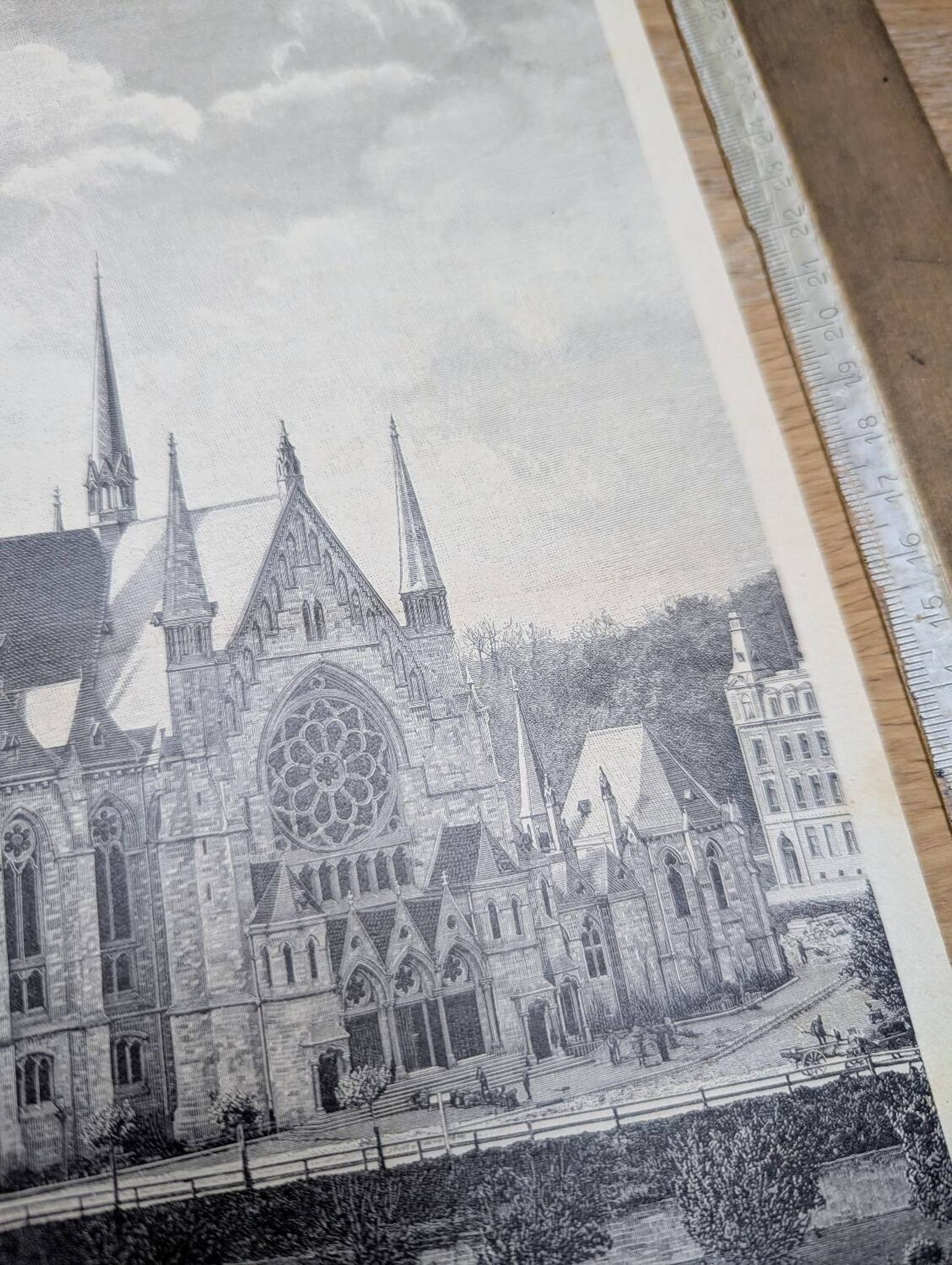 Saint Paul’s Church in Strasbourg, printed in 1897.