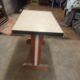 Vintage bistro table in formica.