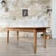 Vintage farmhouse table in solid oak.