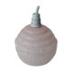 Hanging lamp of speckled pink clichy