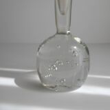 Soliflore vase in bubbled glass