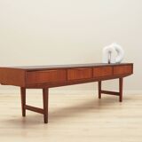 Teak lowboard, Danish design, 1970s, production: Denmark