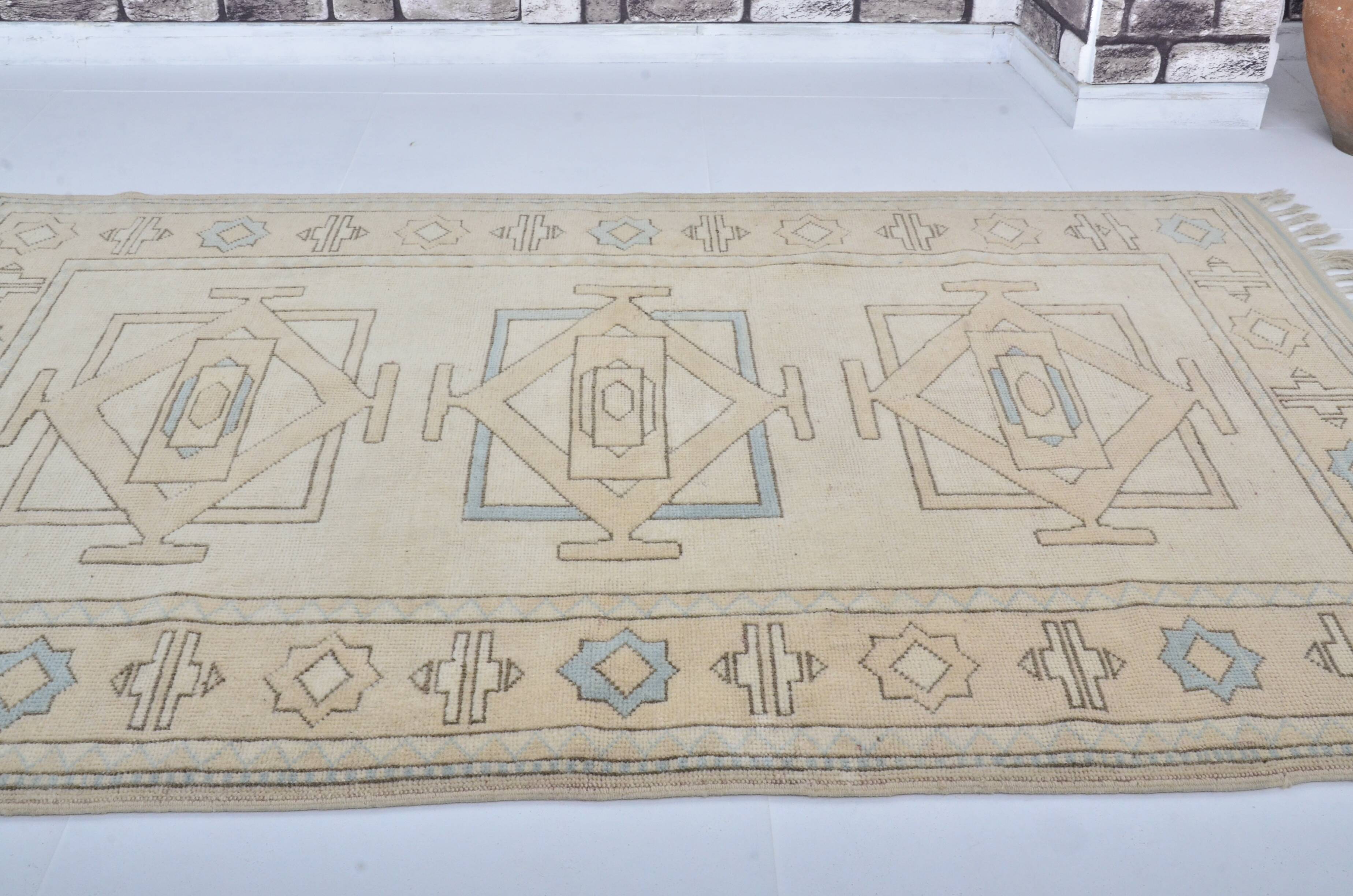 Turkish Oushak handmade rug sku 3594