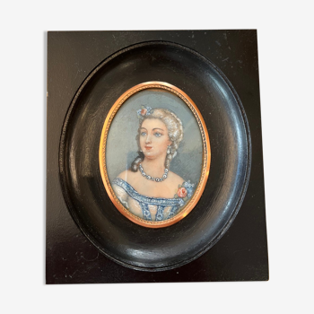 Miniature: portrait of Madame Du Bary