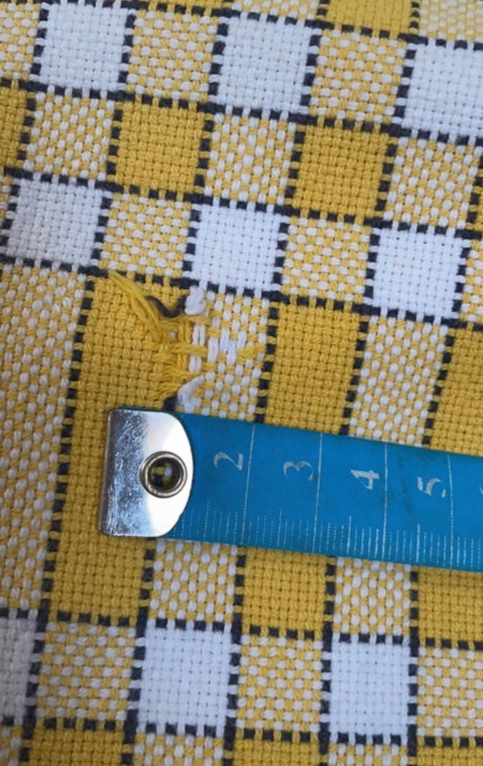 checkered tablecloth 1970