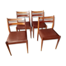 Quatre chaises danoises années 1960
