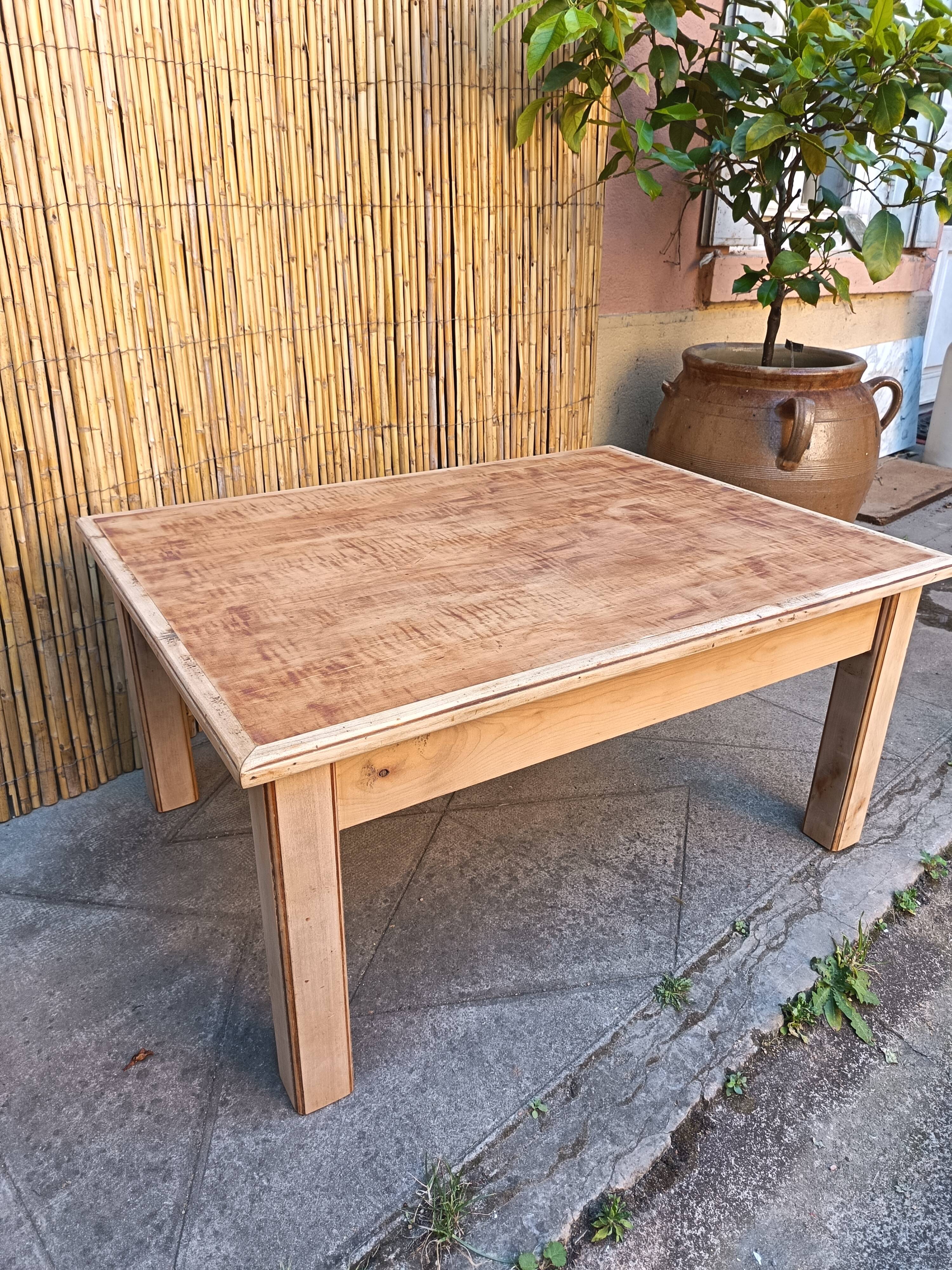 Wooden coffee table in Japanese style