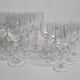 Ensemble de 12 verres à vin et à liqueur en cristal d'Arques, modèle Chambery