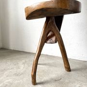 Trio de chaises d'alpage en pin massif, France, années 1950