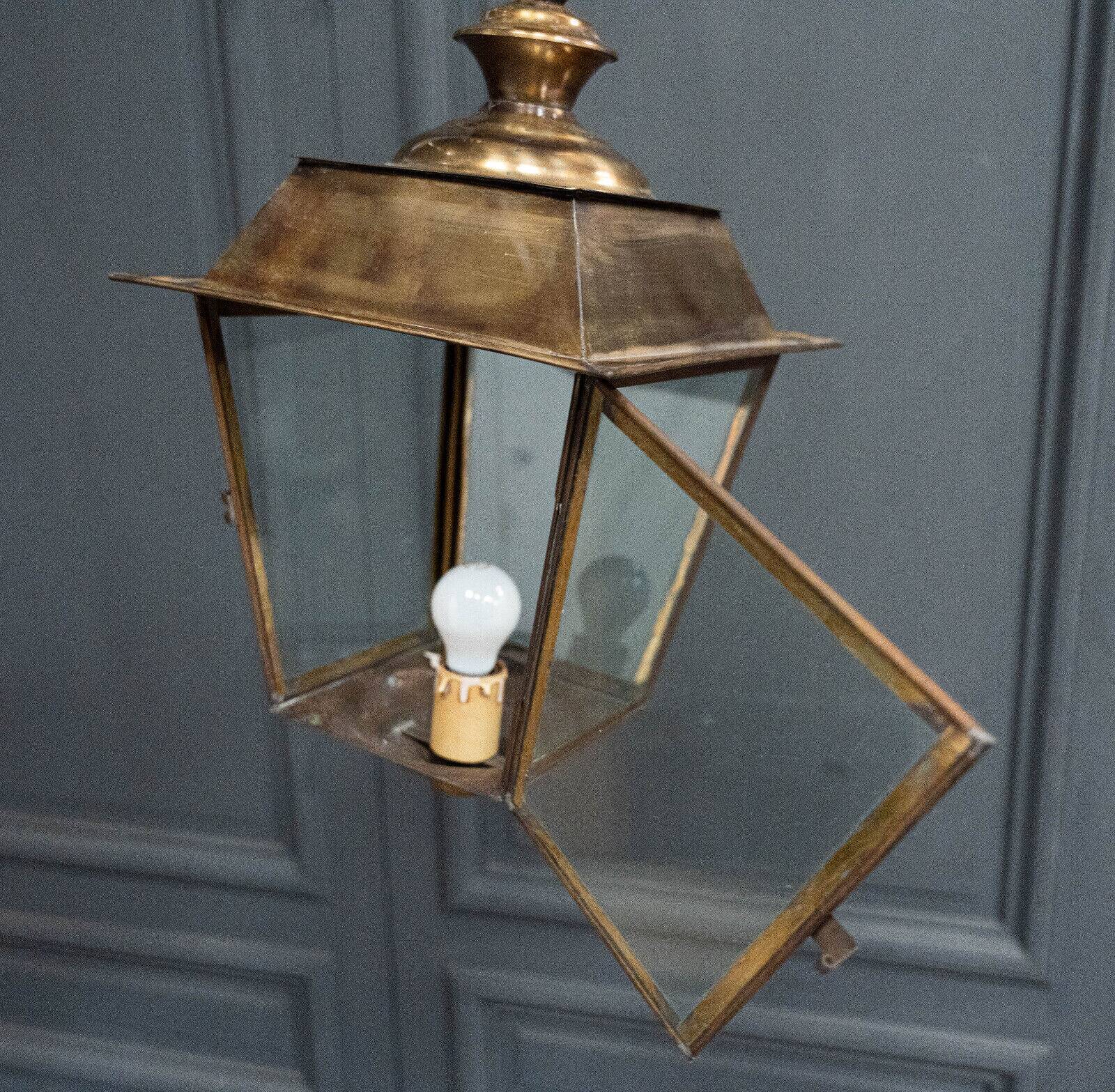 Copper or brass lantern mid-twentieth 1960