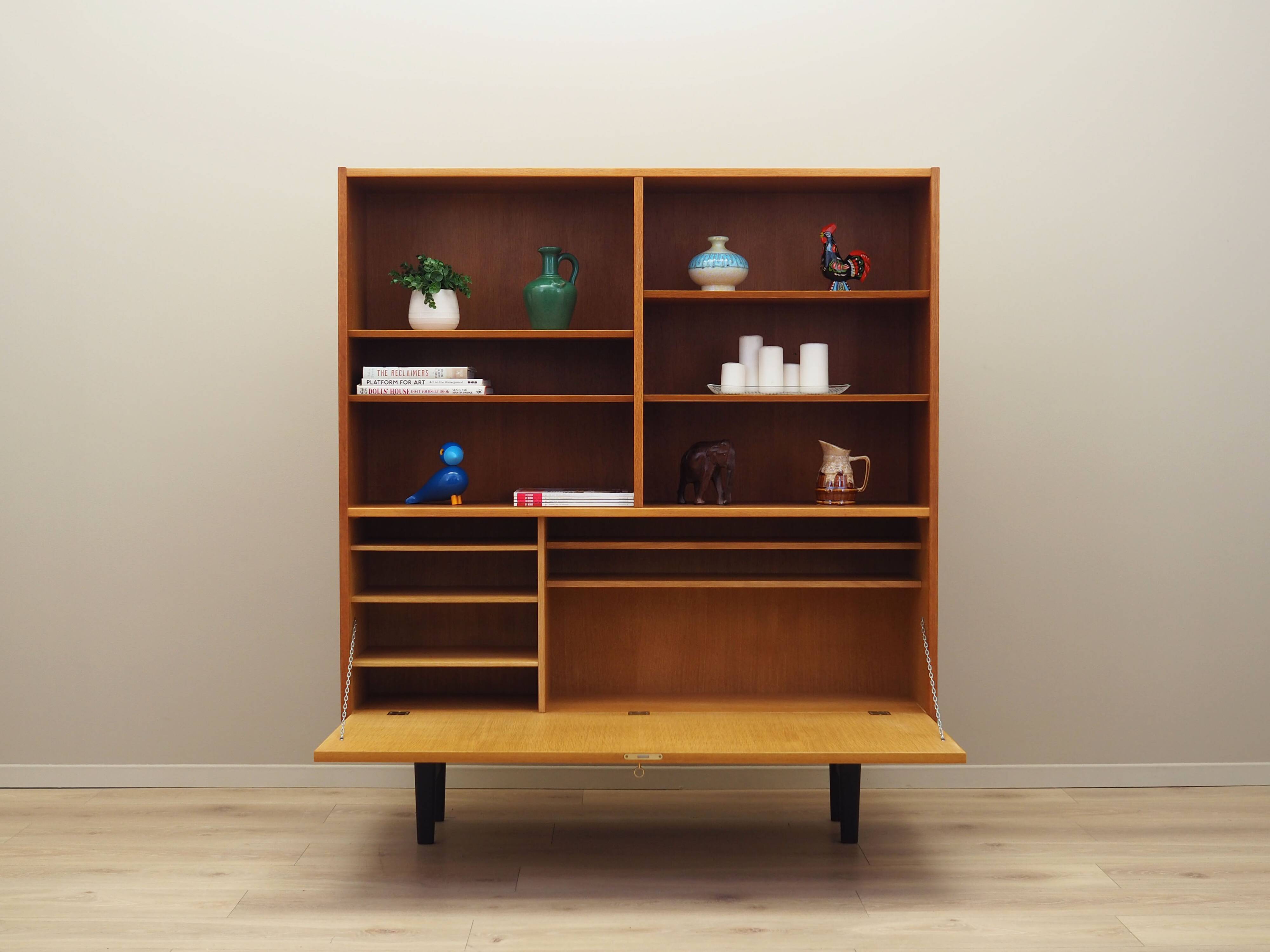 Ash bookcase, Danish design, 1970s, production: Hundevad